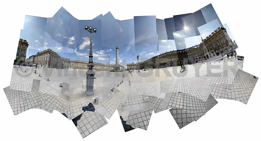 Photographie artistique 16 mai 1871 : Destruction de la colonne imp&eacute;riale Vend&ocirc;me pendant la Commune. 32 / 2.34&deg;- 48.85&deg; /16.05.2004 / 11h45-11h59 T.U. Place Vend&ocirc;me - 75001 Paris- D&eacute;partement de Paris - R&eacute;gion Ile-de-France - France - Europe - H&eacute;misph&egrave;re nord - Terre - Syst&egrave;me solaire - Voie Lact&eacute;e