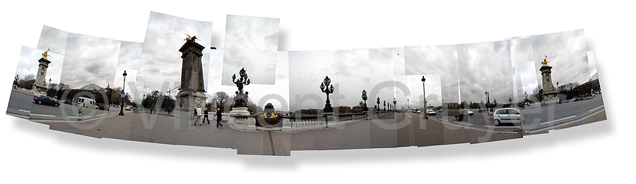 Fotograf&iacute;a art&iacute;stica del Puente Alejandro III - 75008 Par&iacute;s - Ile-de-France - Francia - Europa - Hemisferio septentrional 