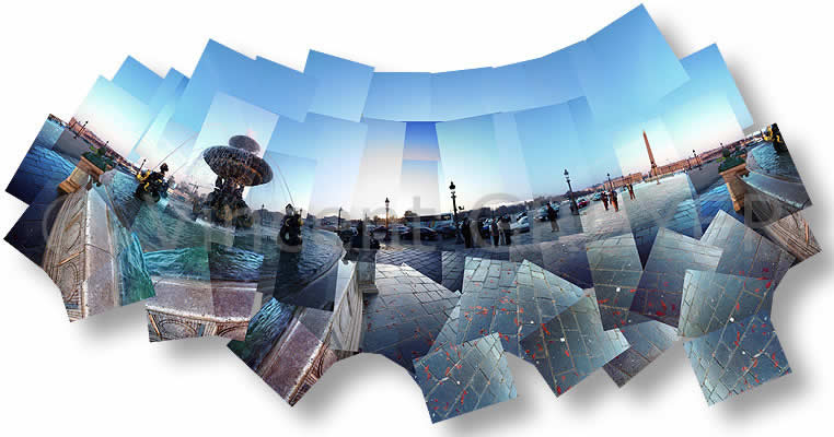 3/2.31&deg; - 48.87&deg;/11.11.2003/16H39 - 16H49 T.U. Lugar de la Concordia (Place de la Concorde)- 75008 Par&iacute;s - Ile-de-France - Francia - Europa - Tierra - Sistema solar - V&iacute;a L&aacute;ctea Tirada 1/100 - 82 cm x 43 cm - Precios: 225 euros sin marco
