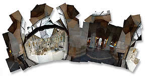 18. November 1993 Er&ouml;ffnung des Richelieu-Fl&uuml;gels des Museums von Louvre (Mus&eacute;e du Louvre), 6/2.34&deg;/48.85&deg;/18.11.2003 - 18. November 1993/15 Uhr 10 - 15 Uhr 23 T.U. &Uuml;bergang Richelieu - Richelieu-Fl&uuml;gel des Museums von Louvre - Palast von Louvre - 75001 Paris - Ile-de-France - Frankreich - Europa - Nordhemisph&auml;re - Erde - Sonnensystem - milchiger Weg Ziehen 1/100 - 82 cm X 36 cm - Preise: 225 Euro ohne Rahmen - Kontakt