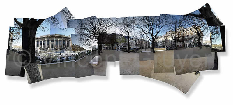 Photo artistique de la place Dauphine à Paris - 75001 Paris - Ile-de-France - France - Europe - Hémisphère nord - Terre